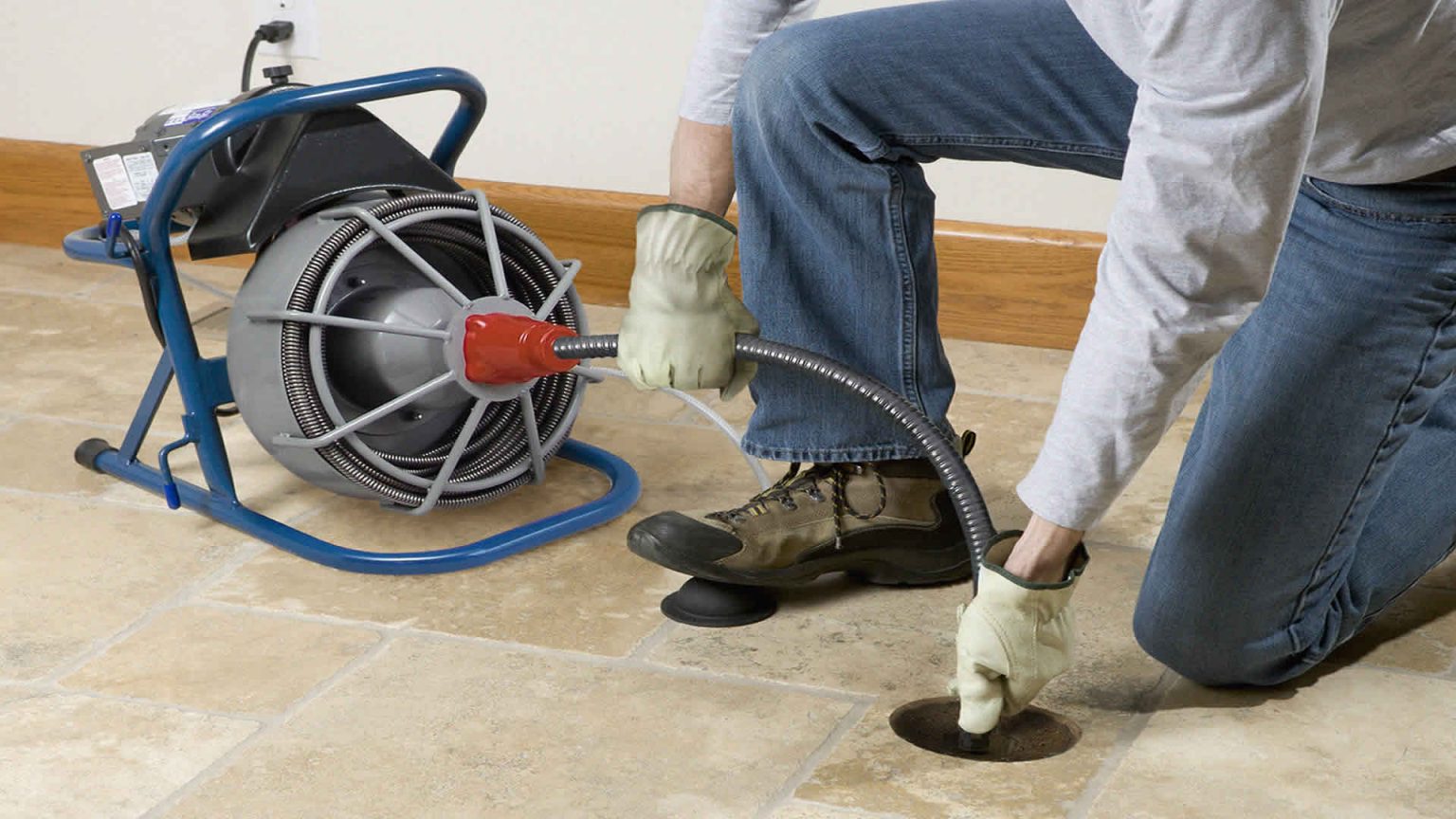 Basement drain installation in Los Angeles