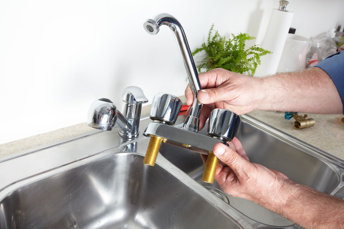 Garbage disposal installation by LA plumber