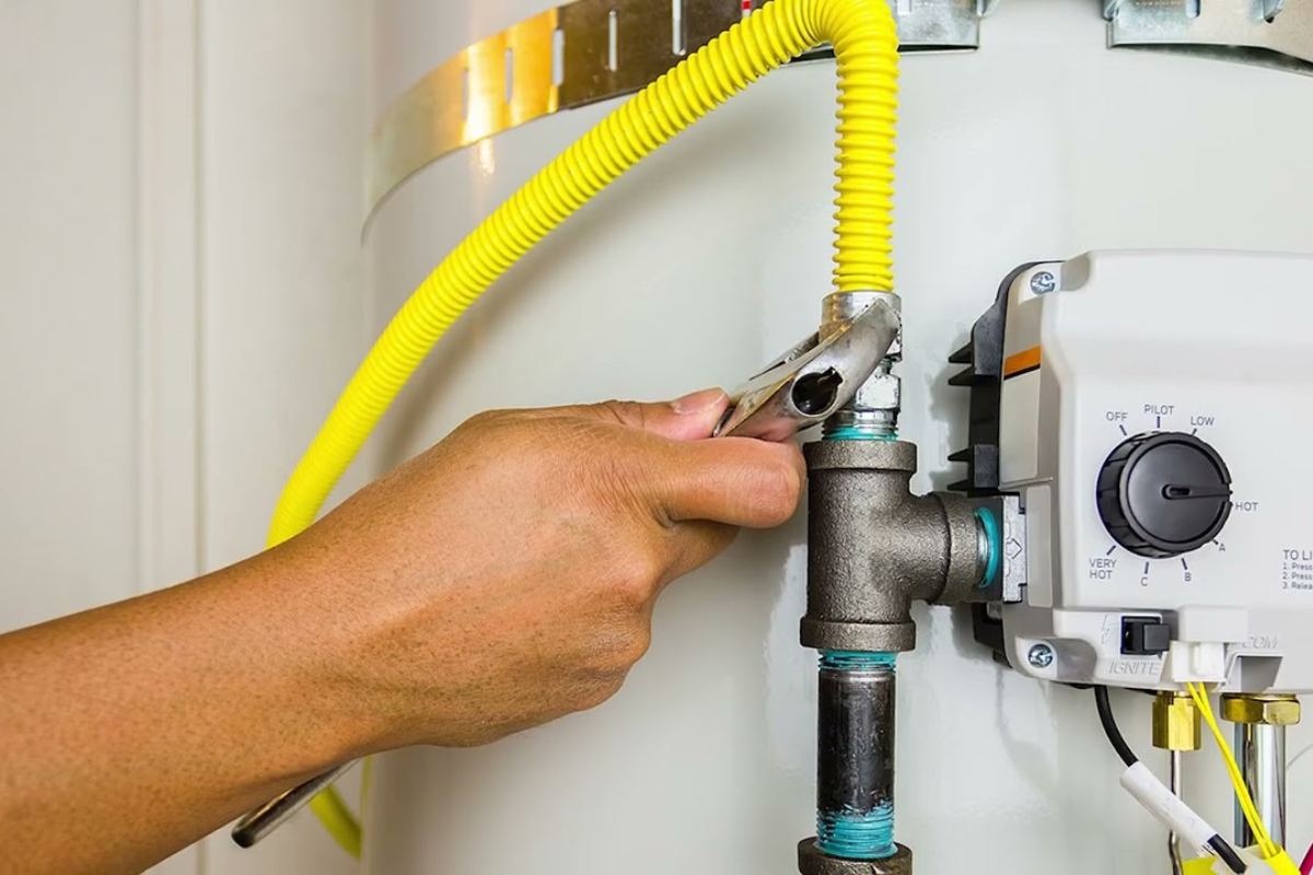 Thermostat replacement on water heater